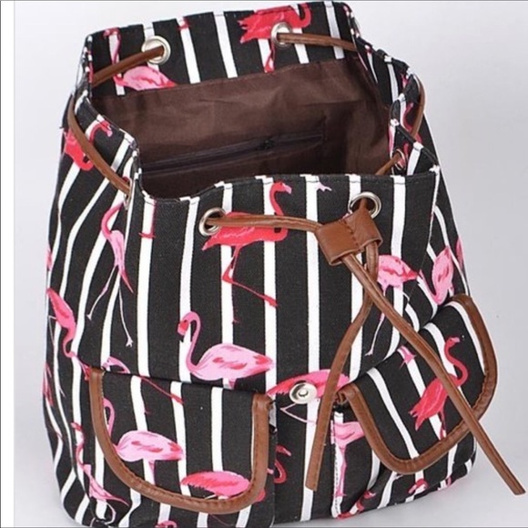 Flamingo Beach Backpack. NWT - Picture 3 of 5
